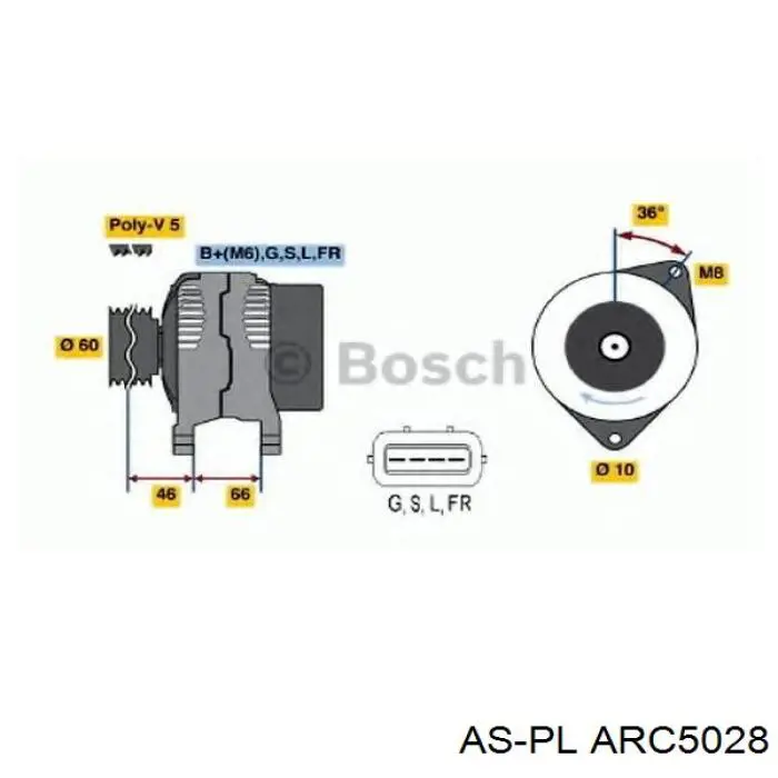Выпрямитель As-pl ARC5028 цена, от 18.44 USD