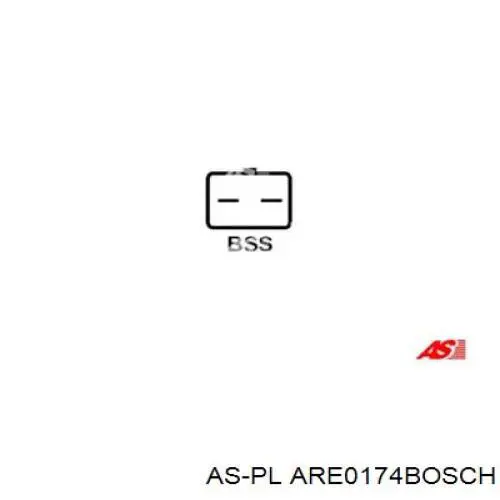 Реле генератора ARE0174BOSCH AS/Auto Storm