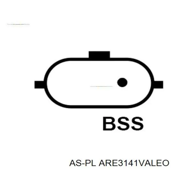 ARE3141VALEO As-pl реле-регулятор генератора (реле зарядки)