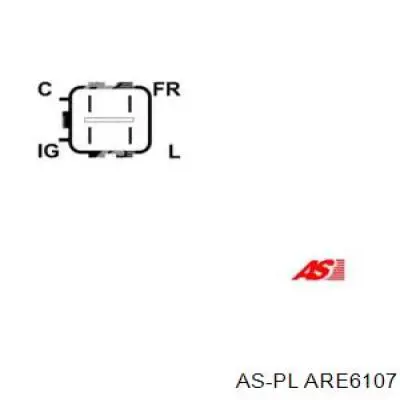 ARE6107 As-pl реле-регулятор генератора (реле зарядки)