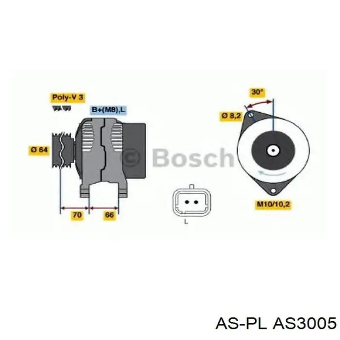 Купить AS3005 As-pl Обмотка генератора