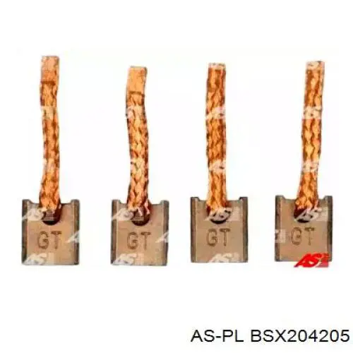 BSX204-205 As-pl щетка стартера
