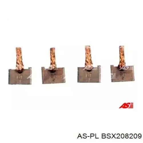 BSX208-209 As-pl щетка стартера