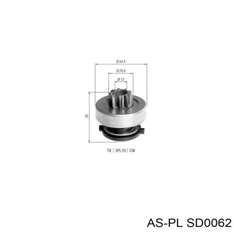 Бендикс стартера ZN1067 ZEN