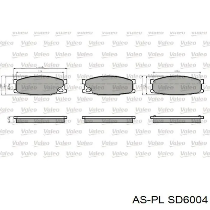 Бендикс стартера As-pl SD6004