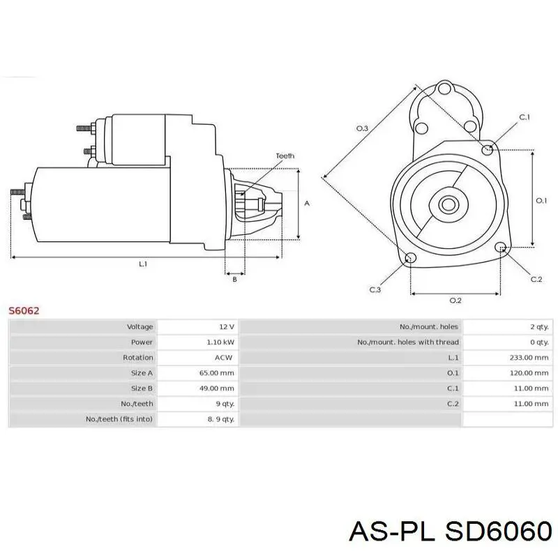  Бендикс As-pl SD6060 цена, от 12.84 USD