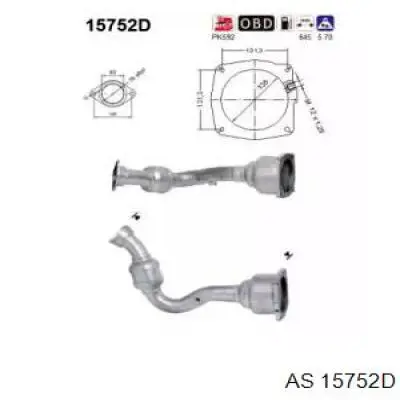 Приёмная труба 1731ES Peugeot/Citroen