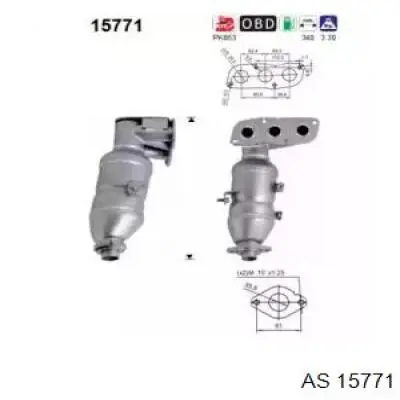 Коллектор выпускной 15771 AS/Auto Storm