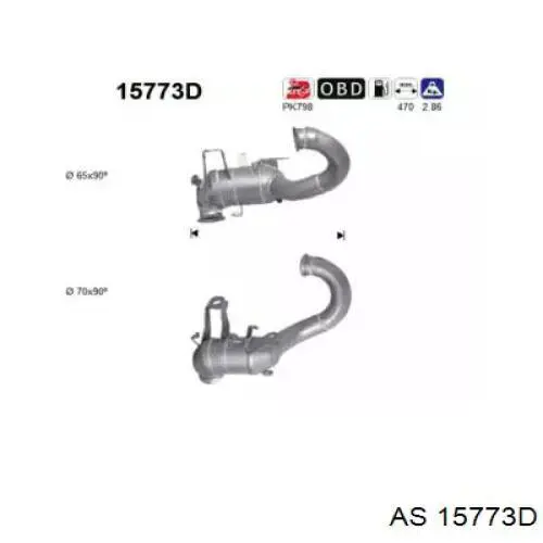 Катализатор 15773D AS/Auto Storm