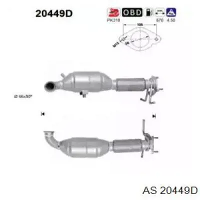 Катализатор 20449D AS/Auto Storm