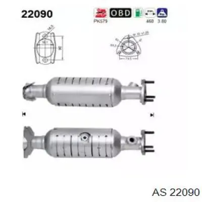 Катализатор 22090 AS/Auto Storm