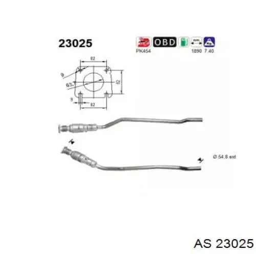Каталитический нейтрализатор отработавших газов Chrysler 4880224AB цена, от 323.00 USD