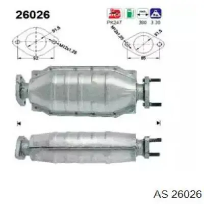 Катализатор 26026 AS/Auto Storm