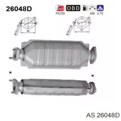 Катализатор 26048D AS/Auto Storm