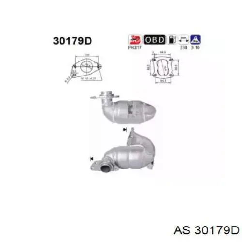 Compre 30179D AS/Auto Storm Convertidor - catalisador