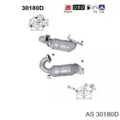 Катализатор 30180D AS/Auto Storm