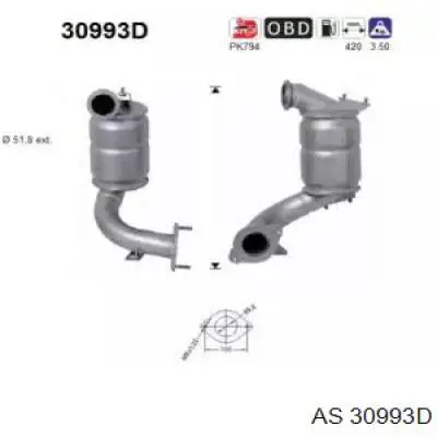 Катализатор 30993D AS/Auto Storm