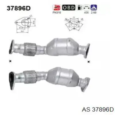 Катализатор 37896D AS/Auto Storm