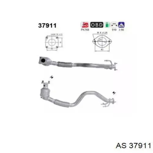 Приёмная труба 90108 Bosal