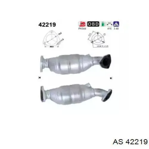 Катализатор 42219 AS/Auto Storm