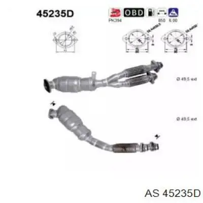 Катализатор 45235D AS/Auto Storm