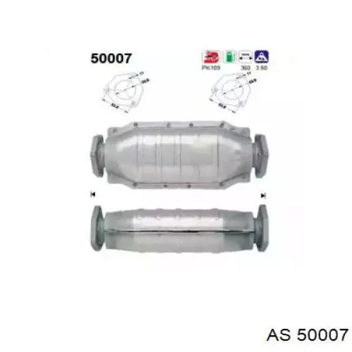 Катализатор 50007 AS/Auto Storm