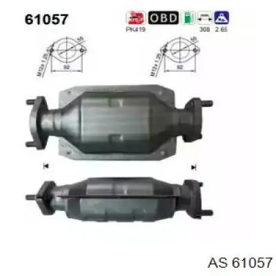 Катализатор 61057 AS/Auto Storm