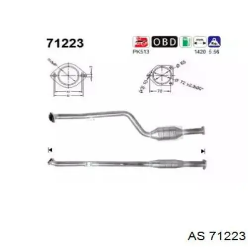 A2094901719 Mercedes Конвертор-катализатор