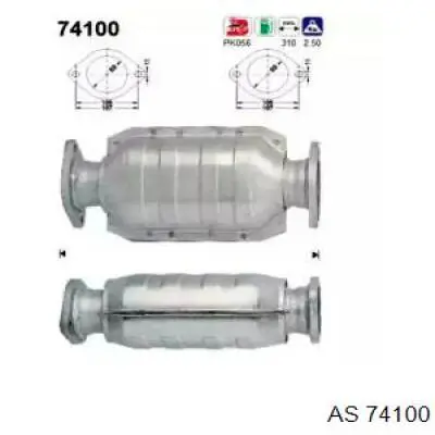 Катализатор 74100 AS/Auto Storm