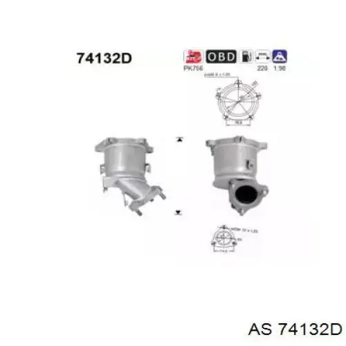 B08A0VK500 Nissan/Infiniti Конвертор-катализатор