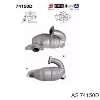 Катализатор 74150D AS/Auto Storm