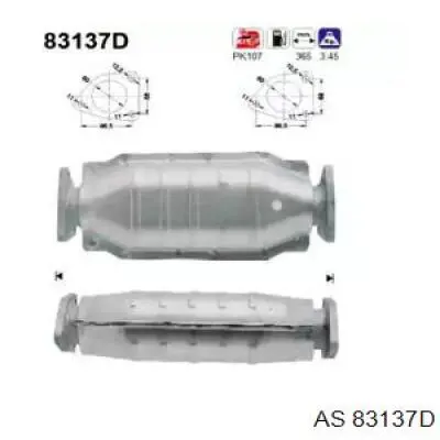 Катализатор 83137D AS/Auto Storm