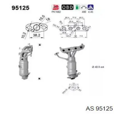 Коллектор выпускной 95125 AS/Auto Storm