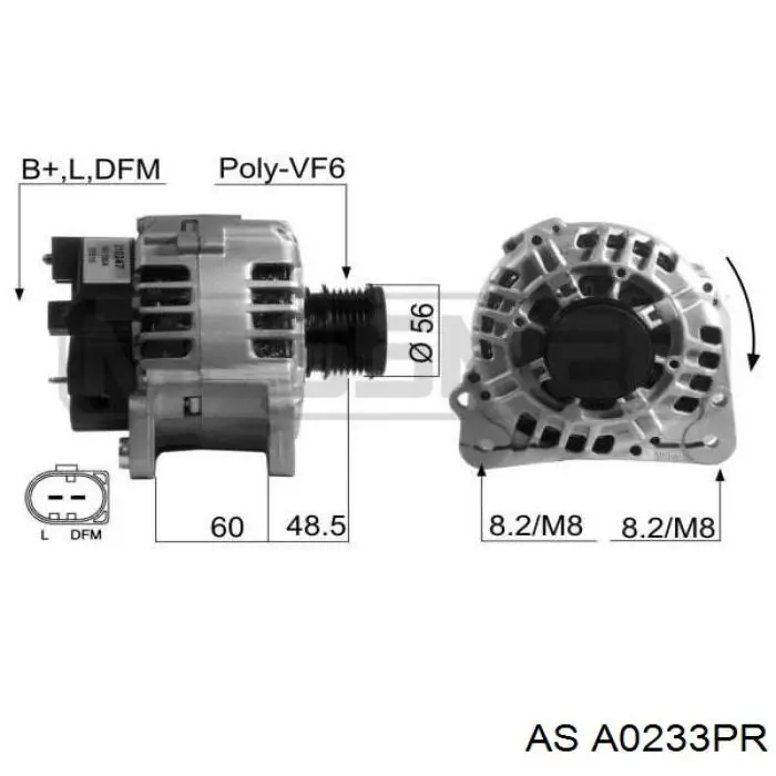 A0233PR AS/Auto Storm генератор