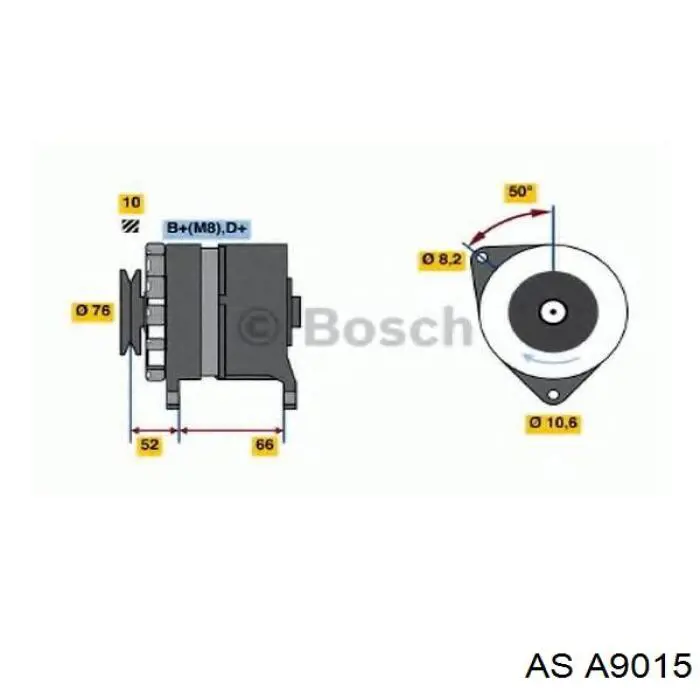 Автомобильный генератор AS/Auto Storm A9015 цена, от 118.77 USD