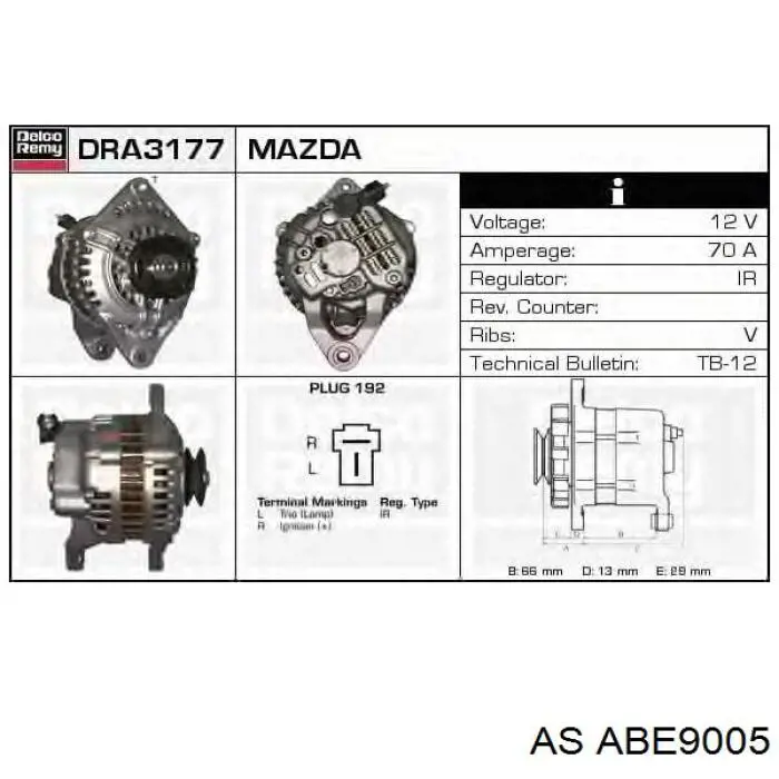 Купить B17102D PFI Подшипники генератора