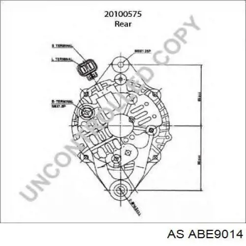 Подшипник привода генератора AS/Auto Storm ABE9014 цена, от 4.66 USD