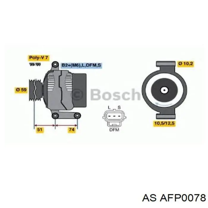 Инерционный шкив AS/Auto Storm AFP0078 цена, от 38.34 USD