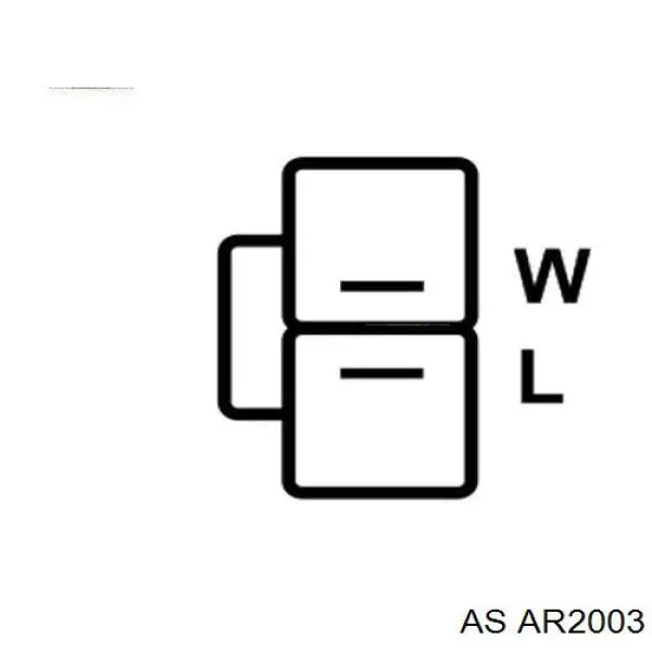 Якорь (ротор) генератора AS/Auto Storm AR2003 цена, от 40.41 USD