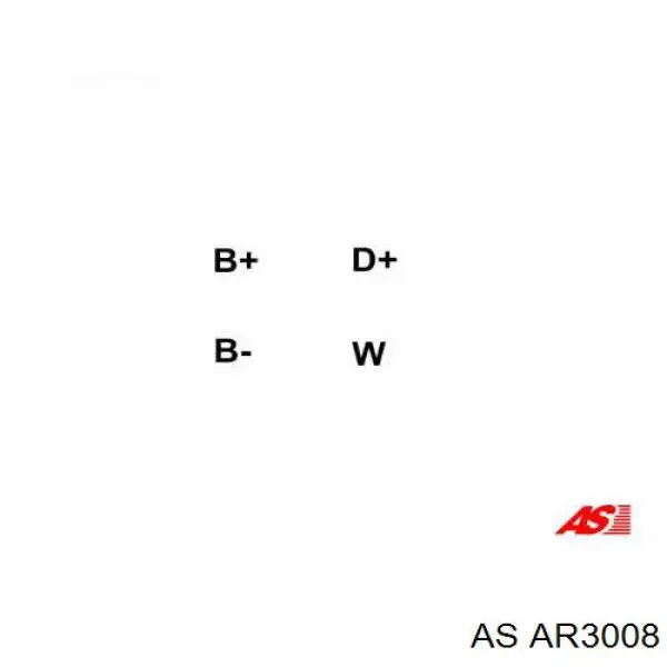 Якорь (ротор) генератора AS/Auto Storm AR3008 цена, от 32.70 USD