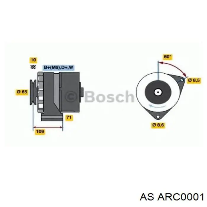 ARC0001 AS/Auto Storm мост диодный генератора
