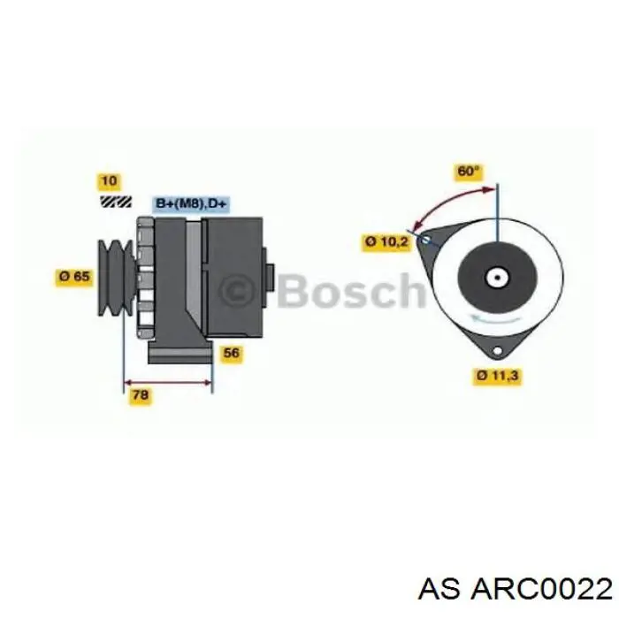 ARC0022 AS/Auto Storm мост диодный генератора