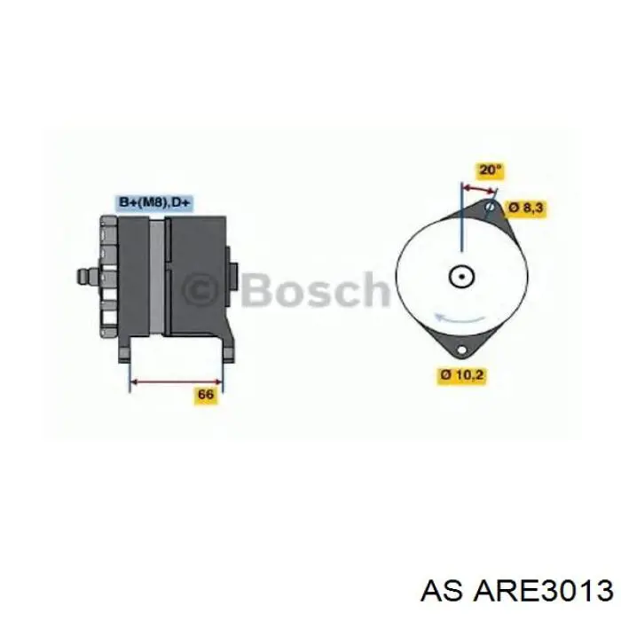 Реле зарядки генератора AS/Auto Storm ARE3013 цена, от 7.06 USD