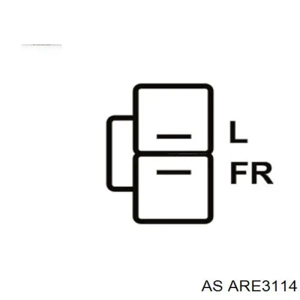 ARE3114S AS/Auto Storm реле-регулятор генератора (реле зарядки)