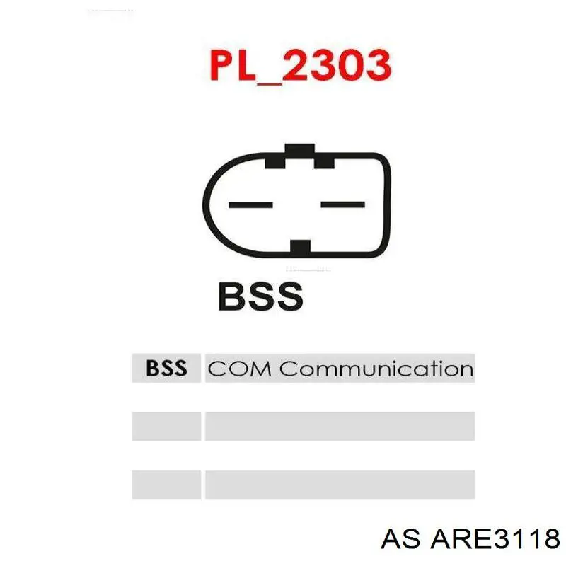 Реле генератора ARE3118 AS/Auto Storm