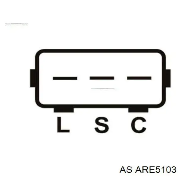 ARE5103 As-pl реле-регулятор генератора (реле зарядки)