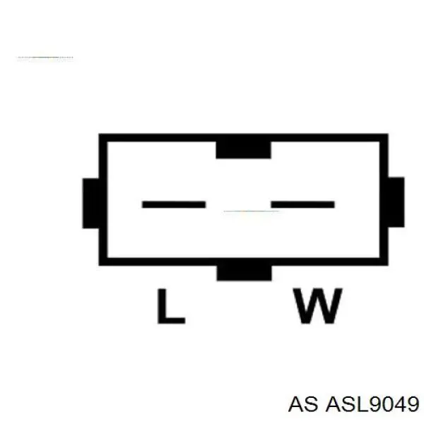 Коллектор ротора генератора ASL9049 AS/Auto Storm