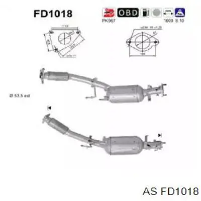 Приемная труба глушителя Polcar DPF074