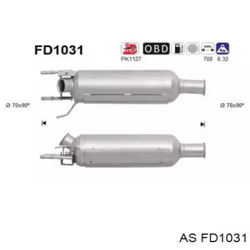 DPF076 Polcar Сажевый фильтр DPF