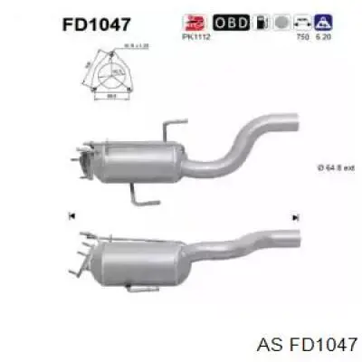 FD1047 AS/Auto Storm сажевый фильтр системы отработавших газов